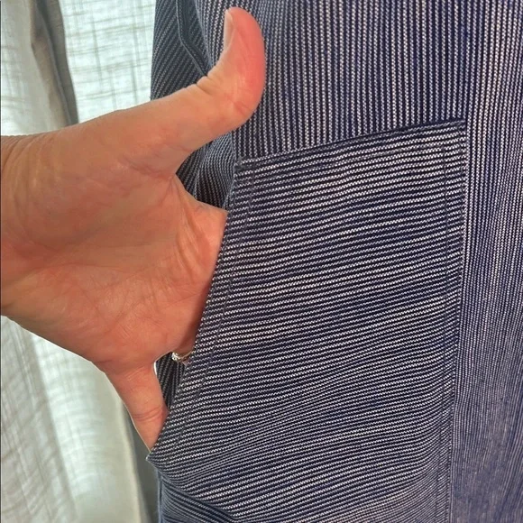 FRNCH Sleeveless Denim Blue Maxi Dress - Picture 3 of 8